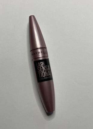 Туш maybelline new york lash sensational intense black1 фото