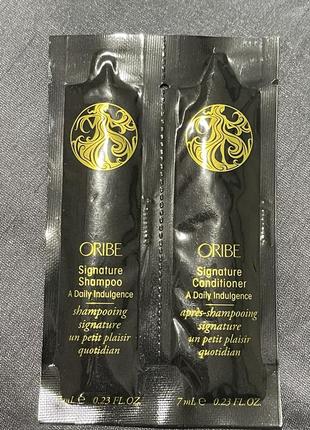 Oribe signature shampoo & conditioner/пробник для волосся/професійний догляд для волосся/шампунь і кондиціонер орібе