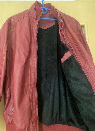 Куртка екошкіра , розмір l-xl5 фото