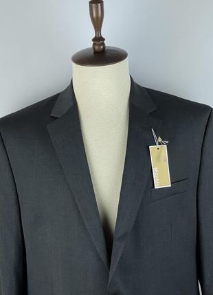 Новий чоловічий вовняний піджак michael kors grey wool blazer2 фото