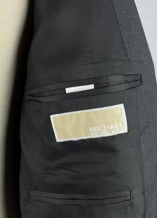 Новий чоловічий вовняний піджак michael kors grey wool blazer7 фото