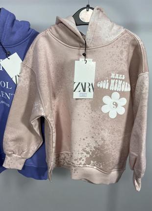 Худи zara утепленное