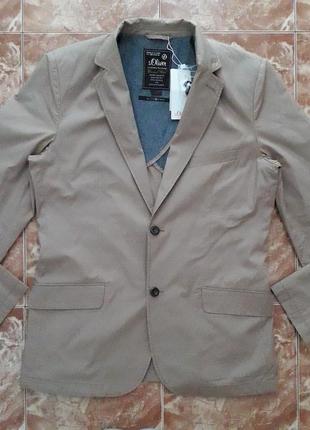 Sale.пиджак весна/лето s.oliver,котон, l, xl,2xl(полномерный).
