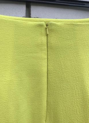 Яркая,желтая юбка в складку,на подкладке , miss selfidge5 фото
