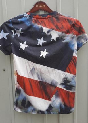 Мужская футболка с символом америки орлом sly.3 фото