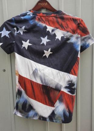 Мужская футболка с символом америки орлом sly.4 фото
