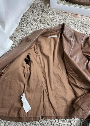 Куртка пиджак кожа6 фото