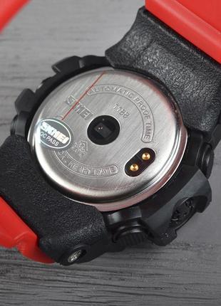 Часы, смарт-браслет skmei 1188, черный-красный, в металлическом боксе6 фото