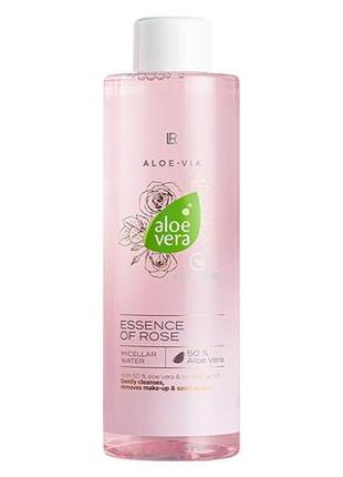 Lr aloe via aloe vera essence of rose міцелярна вода 200 мл