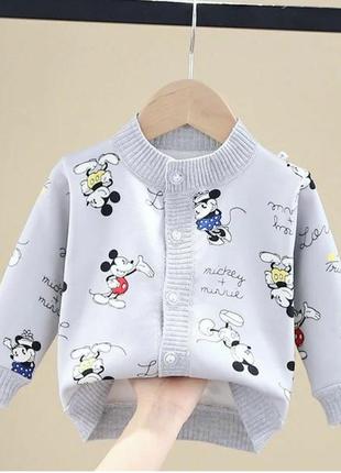 Кофта на флісі на гудзиках