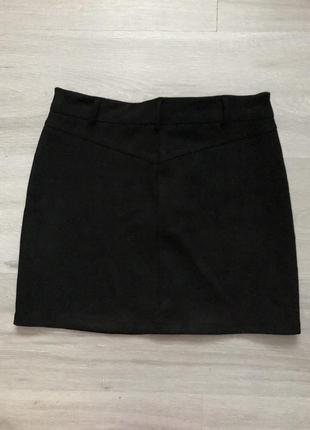 Черная мини юбка pull&bear3 фото