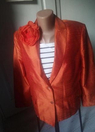 Жакет женский дикий шелк 100% итальялия