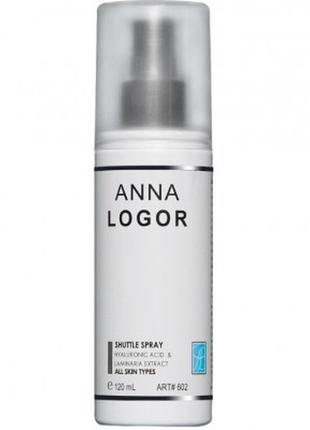 Зволожувальний тонік-спрей для всіх типів шкіри anna logor shuttle spray 120 мл