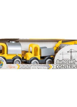 Детский игровой набор стройтехникс "kid cars" 39270 из 3х машинок