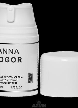 Поживний крем із протеїнами шовку anna logor silky protein cream 50 мл