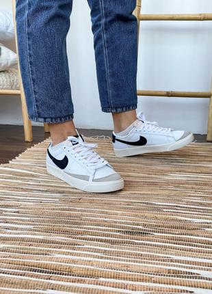 Мужские кроссовки nike blazer low white 41-42-43-44-455 фото