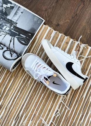 Мужские кроссовки nike blazer low white 41-42-43-44-458 фото