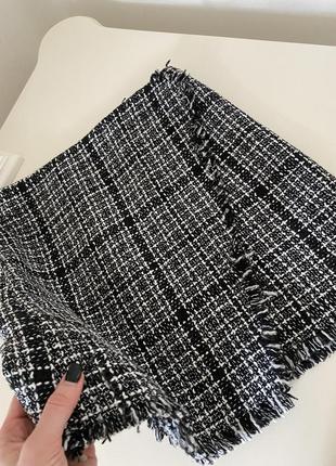 Твидовая мини-юбка