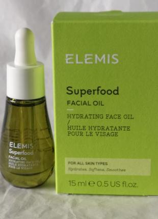 Elemis superfood facial oil поживна олійка для шкіри обличчя зі зволожуючим ефектом, 15 мл3 фото