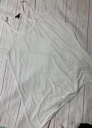 Белая майка туника hm m размер