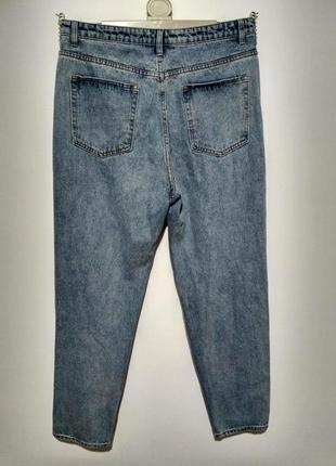 Роскошные фирменные стильные рваные мам джинсы10 фото