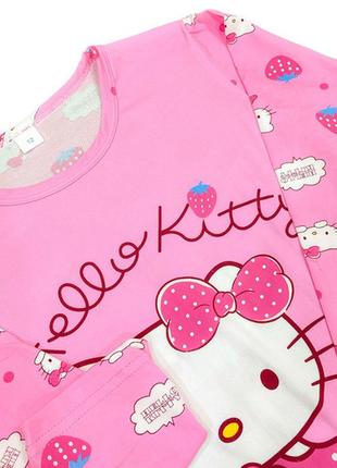 Детская пижама хеллоу китти hello kitty 120 см розовый3 фото