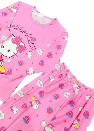 Детская пижама хеллоу китти hello kitty 120 см розовый2 фото