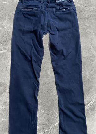 Темно-синие утепленные джинсы2 фото