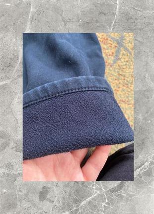 Темно-синие утепленные джинсы5 фото