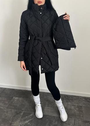 Женская весенняя демисезонная куртка черная плащевка размер xs, s, m, l, xl, 2xl, 3xl