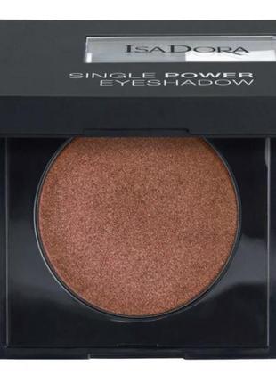 Тіні тени оригінал ізадора single power eyeshadow isadora metallic 09 copper coin медь мідь медные2 фото