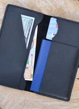 Кажаное портмоне №4. кожаный кошелек ручной работы. портмоне из натуральной кожи. подарок мужчине.1 фото