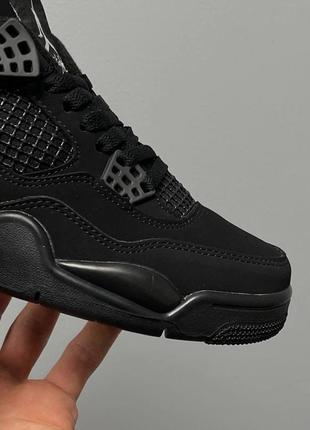 Кросівки nike air jordan 4 retro ‘black cat’5 фото