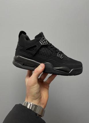 Кросівки nike air jordan 4 retro ‘black cat’1 фото