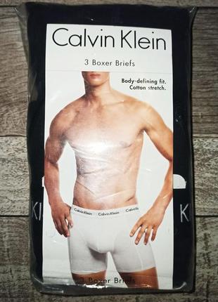 Calvin klein  комплект 3 шт. труси боксери -р. м7 фото