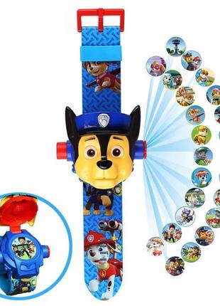 Детские наручные часы с проектором paw patrol 🐾 гонщик , часы с гонщиком щенячий патруль