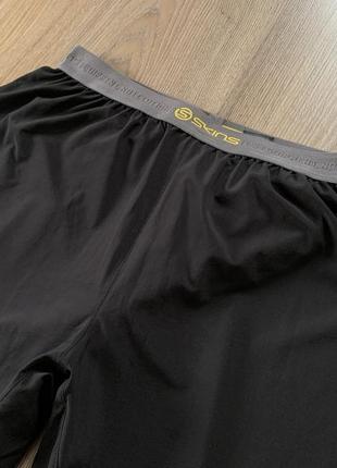 Мужские спортивные шорты с компрессионными подтрусниками skins4 фото