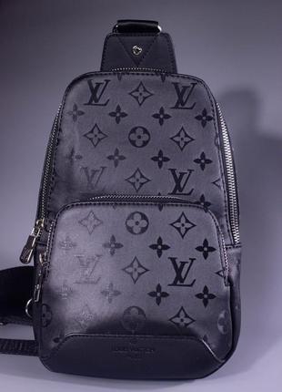 Мужская сумка в стиле-слинг louis vuitton avenue sling