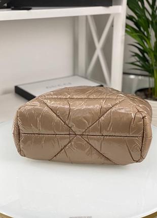 Текстильная сумка из плащевки беж щу