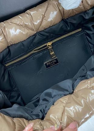 Текстильная сумка из плащевки беж щу