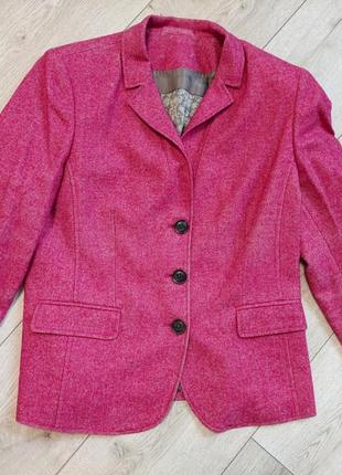 Шерстяной пиджак*жакет от marcona(размер 38)