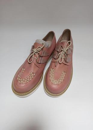 Женские кожаные ботиночки бренда zign.брендовая обувь stock2 фото
