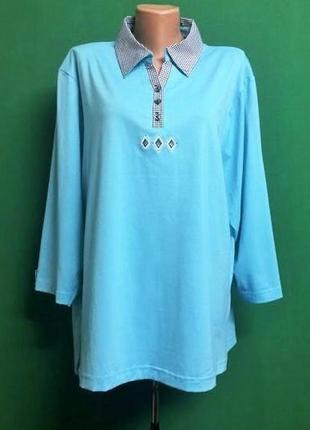 Туника с рубашечным воротником n&amp;h collection