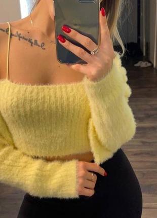 Комплект топ та кофта