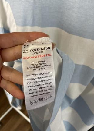 Лонгслив в полоску u.s polo assn л-ка9 фото