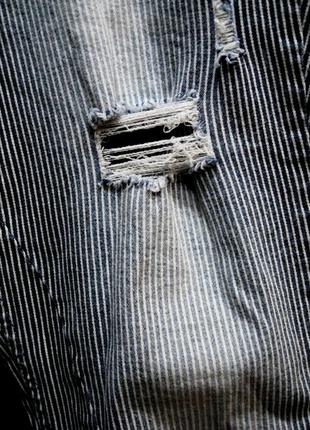 Крутые джинсы - мом в полоску lynn anti fit4 фото