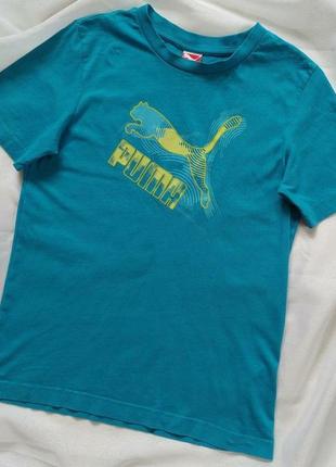 Синяя футболка puma1 фото