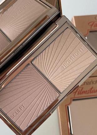 Палітра для обличчя charlotte tilbury filmstar bronze & glow1 фото