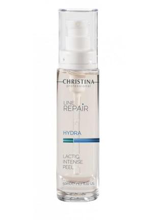 Интенсивный гель-пилинг с молочной кислотой christina line repair hydra lactic intense peel 50 мл