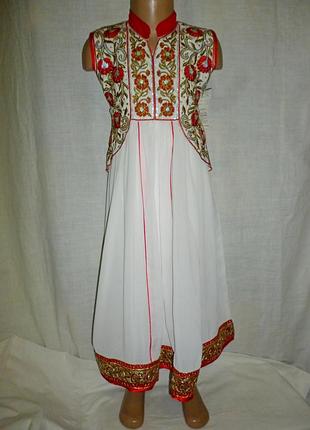 Платье, восточное,индийское платье,анаркали оригинал 9-11 лет